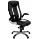 Friesian Leather Faced Executive Office Chair